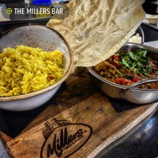 It's Millers curry Wednesday!
Grab a curry and drink for just £12. Ask one of the team for more.